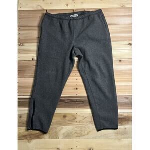 Vintage Dunn’s Fleece Pants Mens XL Gray Made In USA